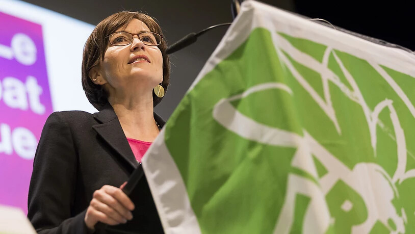 Regula Rytz, Parteipräsidentin der Grünen, kritisierte an der Delegiertenversammlung in La Chaux-de-Fonds NE die SVP heftig.