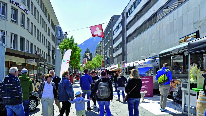 Die Premiere des «pur.streetfood» im vergangenen Jahr in Chur verlief erfolgreich. Pressebild