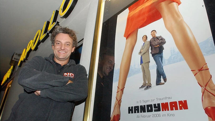 Marco Rima präsentiert im Jahr 2006 seinen Film «Handyman» in Chur. Archivbild