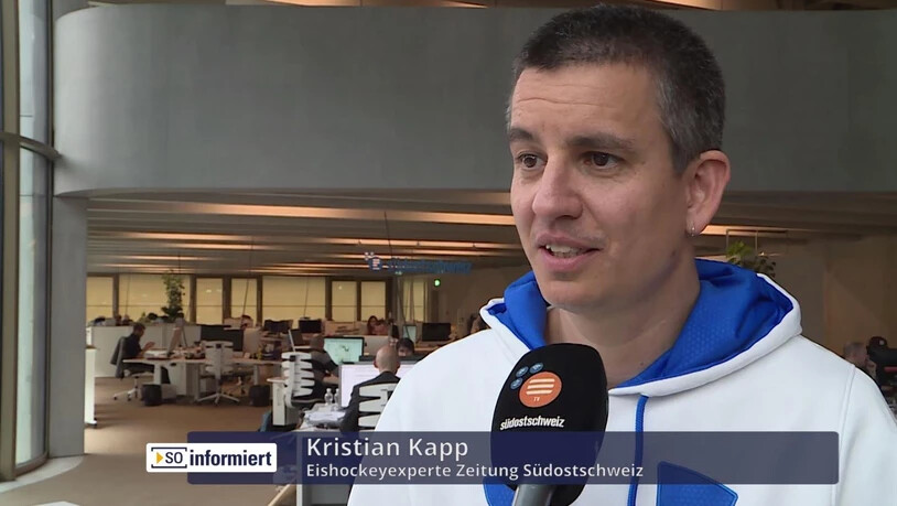 Kristian Kapp analysiert die bisherigen beiden Halbfinalpartien des HC Davos. Screenshot