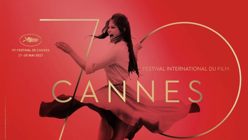 Das Plakat des 70. Cannes Film Festival zeigt die wild auf einem Dach tanzende Claudia Cardinale. (Handout)