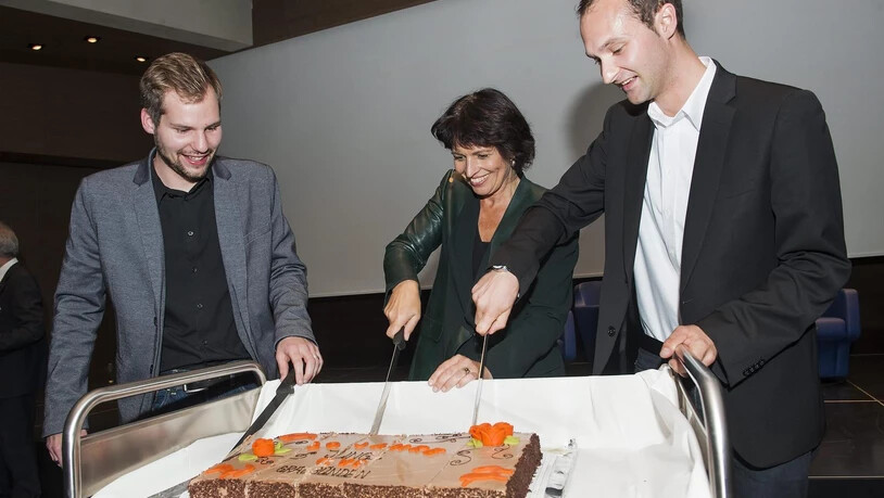 Anlässlich der 30-Jahr-Feier der Jungen CVP Graubünden mit Bundesrätin Doris Leuthard. Bild Olivia Item