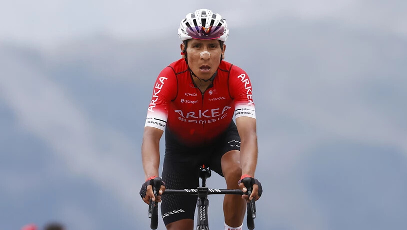 Der Kolumbianer Nairo Quintana überzeugt als Etappenzweiter