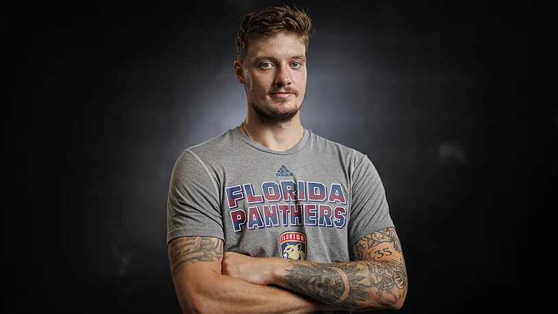 Ludovic Waeber trägt bereits nicht mehr das Shirt der Florida Panthers