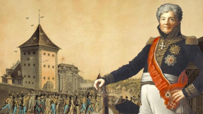 Der erste Oberkommandierende einer gesamtschweizerischen Armee: Niklaus Franz von Bachmann aus Näfels wurde 1815 von der eidgenössischen Tagsatzung zum General gewählt.
