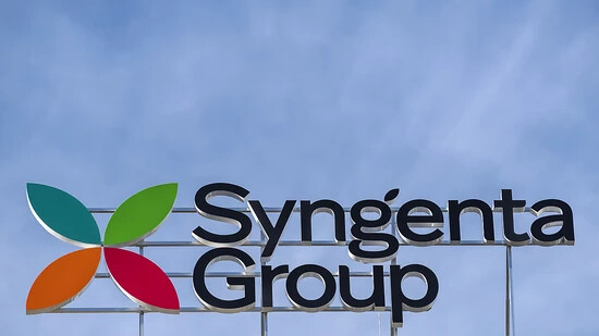 Das Logo der Syngenta Group am Hauptsitz in Basel. (Archivbild)
