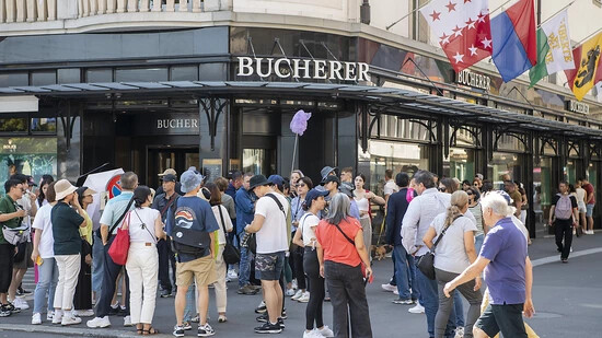 In Luzern ist das Geschäft von Bucherer auch ein Touristenmagnet. (Archivaufnahme)