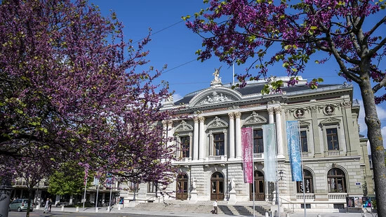 Wegen Streiks abgespeckte Mozart-Oper: Das Genfer Opernhaus (Grand Théâtre de Genève). (Archivbild)