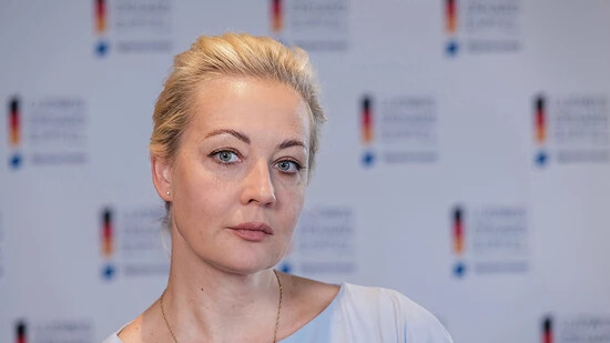 Julia Nawalnajas warnt vor der Unberechenbarkeit des Kremlchefs. Foto: Peter Kneffel/dpa