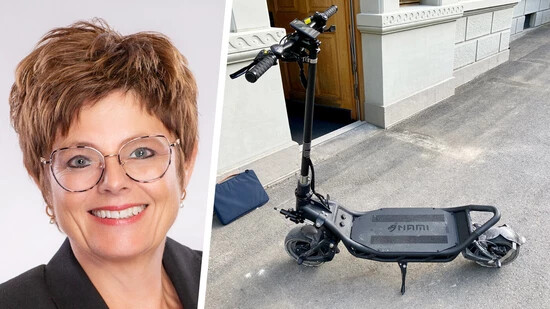 Beschlagnahmt: «Der Mann wird seinen E-Scooter kaum wiederbekommen, höchstens ohne Motor», sagt Polizeisprecherin Cornelia Bossart.