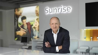 Sunrise-Chef Olaf Swantee kann sich über mehr Gewinn zum Jahresstart freuen. (Archiv)