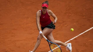 Zu oft in Rückllage: Belinda Bencic ist beim WTA-1000-Turnier in Rom früh ausgeschieden