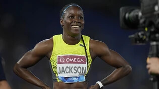 Shericka Jackson hat gut lachen. Über 200 m ist sie die drittschnellste Frau der Welt