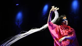 Tritt am 28. November im Zürcher Hallenstadion auf: Die isländische Künstlerin Björk, hier bei ihrem Konzert am Paléo Festival 2007.
