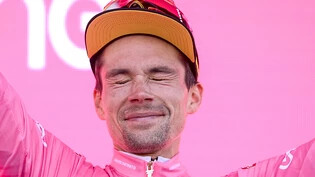 Erster Saisonsieg: Der Giro-Sieger Primoz Roglic gewinnt das Auftaktzeitfahren der Baskenland-Rundfahrt