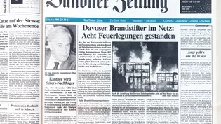 Ende einer Serie: Die Kantonspolizei verhaftet 1993 einen Brandstifter. Er gesteht, dass er seit dem Jahr 1990 acht Brände gelegt hat. 