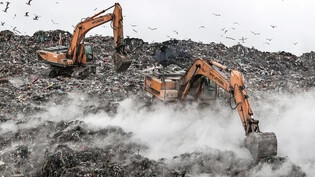 Bitcoins in der Deponie: Unter Tonnen von Müll im walisischen Newport liegt ein Schatz vergraben.