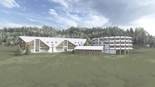 So sieht die Zukunft aus: Angrenzend an das bestehende Davoser AO-Forschungsinstitut wird der kreisrunde Neubau «Science Circle» erstellt.
