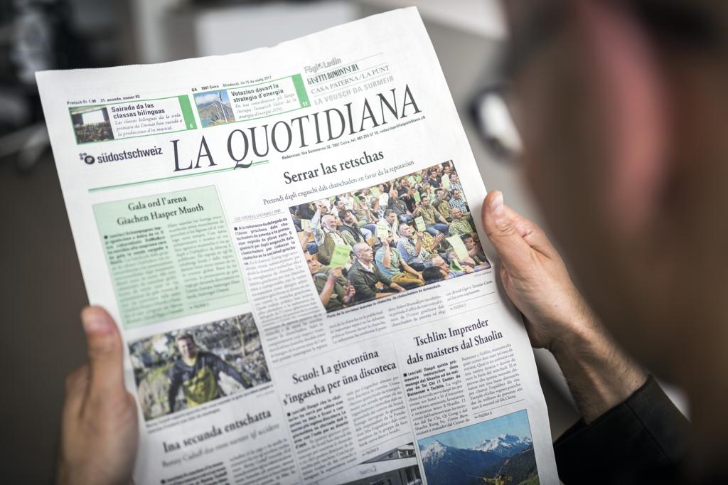 Die Tageszeitung «La Quotidiana» ist ein Politikum. MARCO HARTMANN