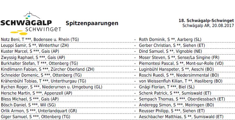 MEDIENMITTEILUNG OK-SCHWÄGALP-SCHWINGET