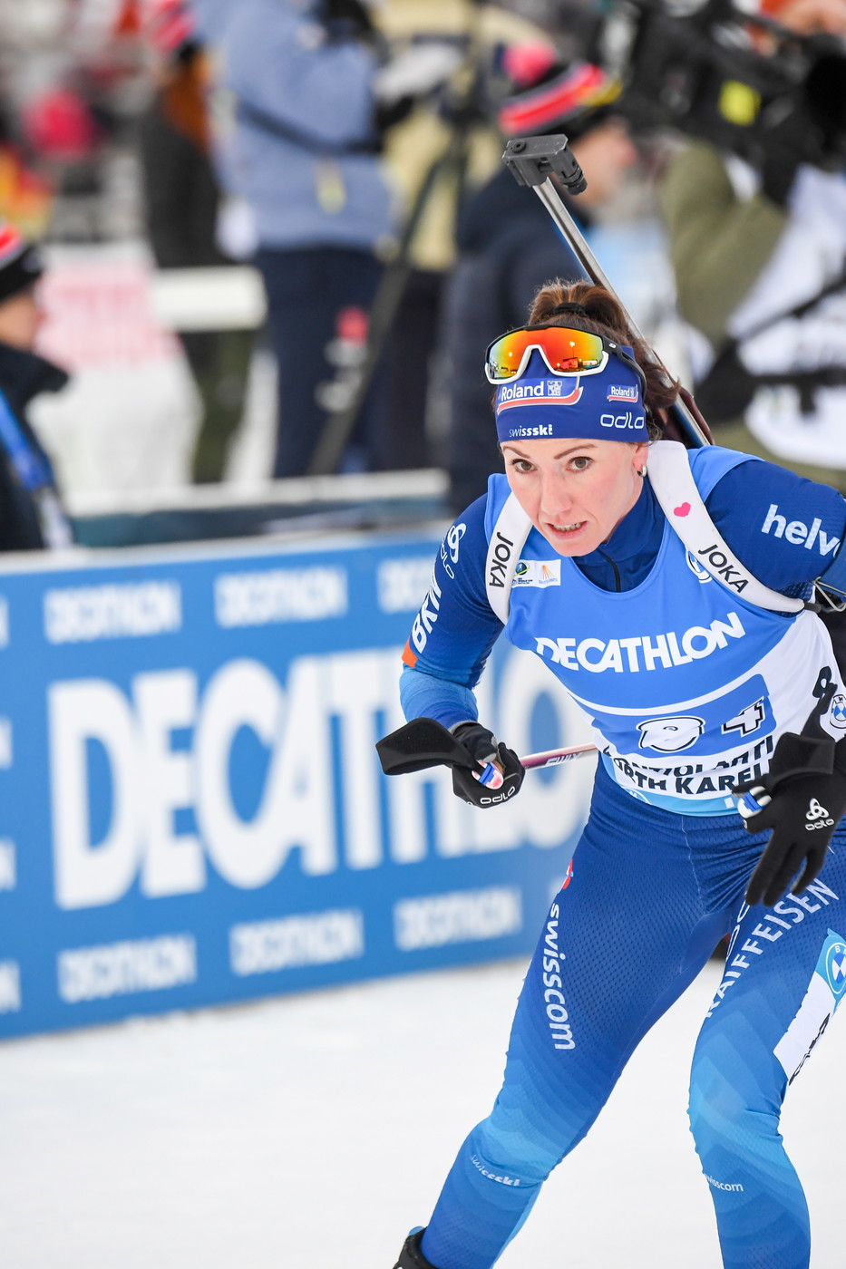 Kann es noch immer: Die zurückgetretene Biathletin Selina Gasparin läuft an den Schweizer Meisterschaften aufs Podest.