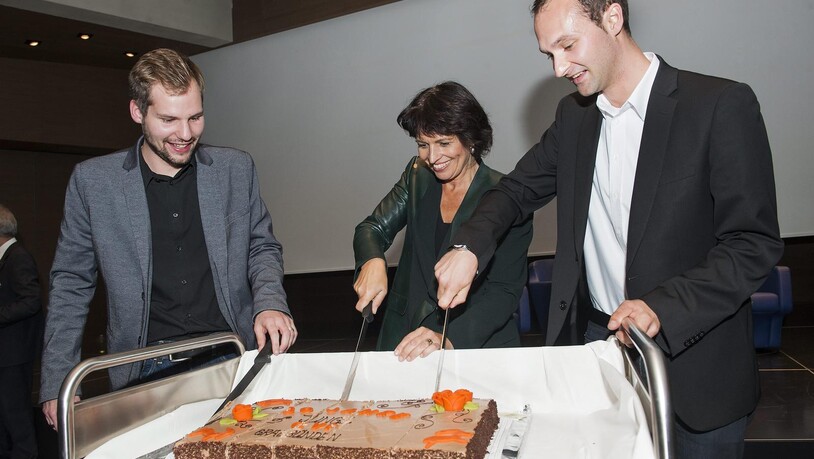 Anlässlich der 30-Jahr-Feier der Jungen CVP Graubünden mit Bundesrätin Doris Leuthard. Bild Olivia Item