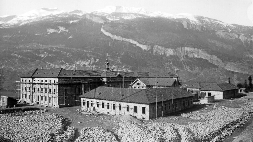 1891 war die Psychiatrische Klinik Waldhaus im Bau.