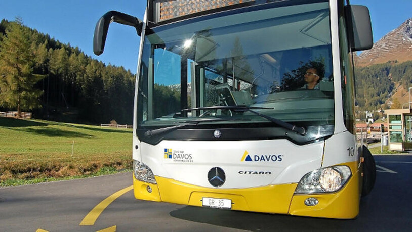Die Autonummer «GR 35» war bisher auf den Ortsbussen zu sehen.