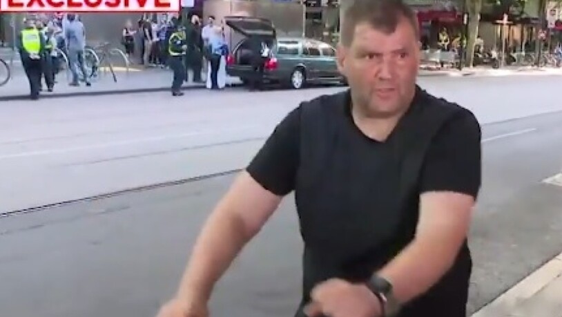 Stellte sich dem Angreifer in Melbourne mit einem Einkaufswagen entgegen: der 46-jährige Obdachlose Michael Rogers.
