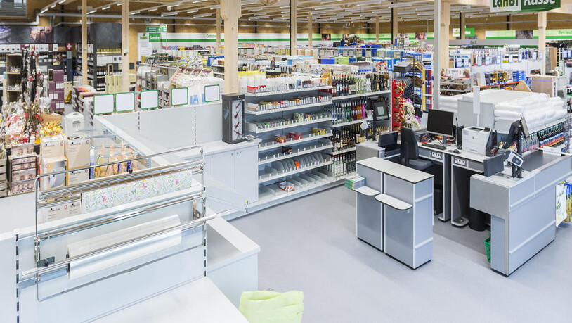 Die Landi in Thusis erstrahlt mittlerweile im neuen Glanz.