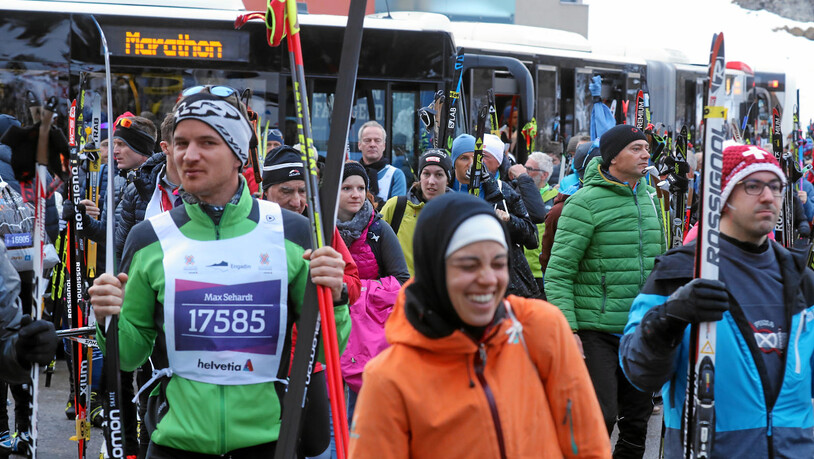 Vorbereitung ist alles: Um 8.25 Uhr erfolgt der Start zum 51. Engadin Skimarathon.
