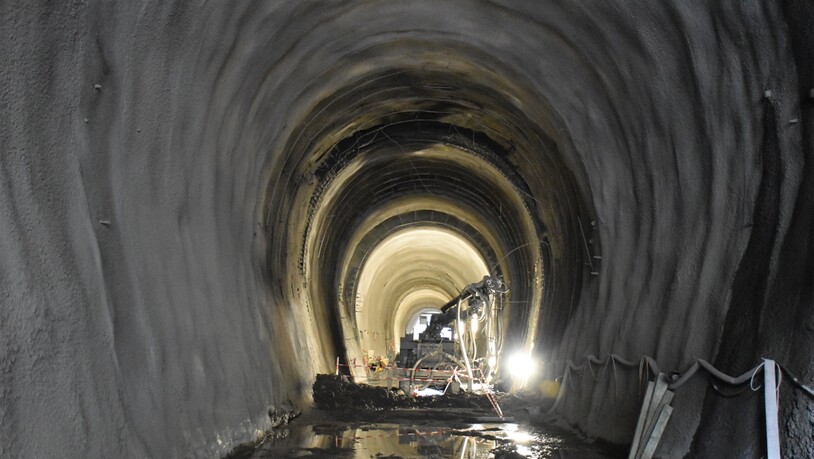 In diesem gesperrten Tunnel kam ein Bauarbeiter durch herabfallende Betonteile ums Leben.