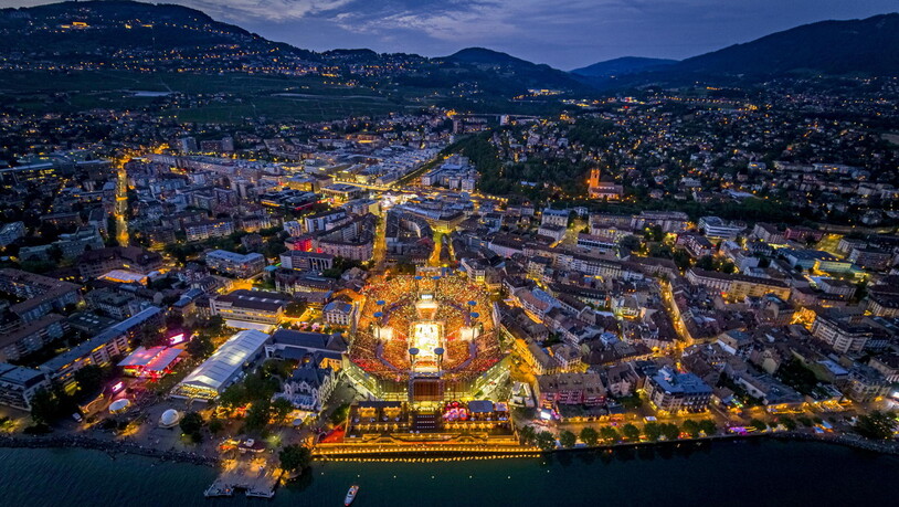 Magische Nächte: Die 20 000 Sitzplätze fassende Arena ist das Herzstück der Fête des Vignerons in Vevey.