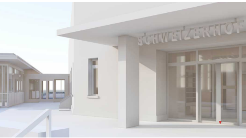 Das Hotel «Schweizerhof» in Sils im Engadin gibt es als 3D-Modell.