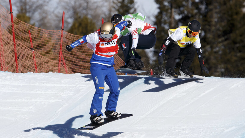Die Snowboardcrosser durften am Freitag noch fahren.