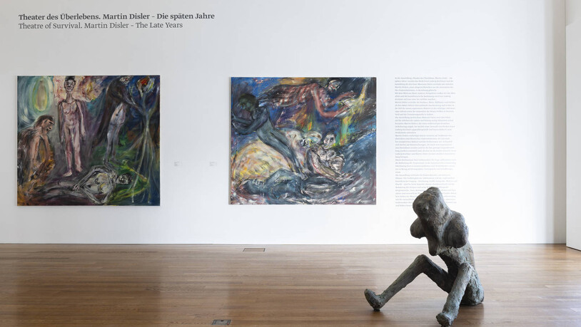 Künstlerisch: Einige Werke von Martin Disler, welche derzeit im Kirchner Museum in Davos gezeigt werden.