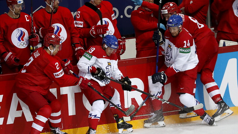 Tschechien lieferte sich am Freitag schon mit Russland (3:4-Niederlage) einen heissen Tanz