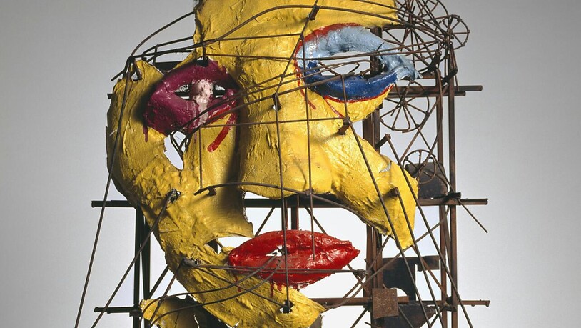 Im Aargauer Kunsthaus zu sehen: Sie Skulptur "Le Cyclop – La Tête" von Jean Tinguely und Niki de Saint Phalle.