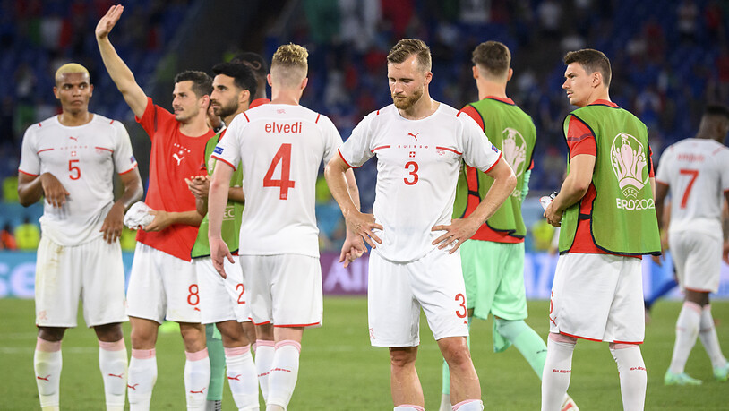 Ein Blick in die Gesichter der Schweizer reicht: Italien verpasst dem Nationalteam von Vladimir Petkovic eine empfindliche Lehrstunde