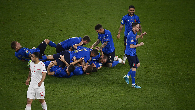 Italien dagegen feiert den zweiten Sieg im zweiten EM-Spiel und den vorzeitigen Einzug in die K.o.-Phase der Endrunde