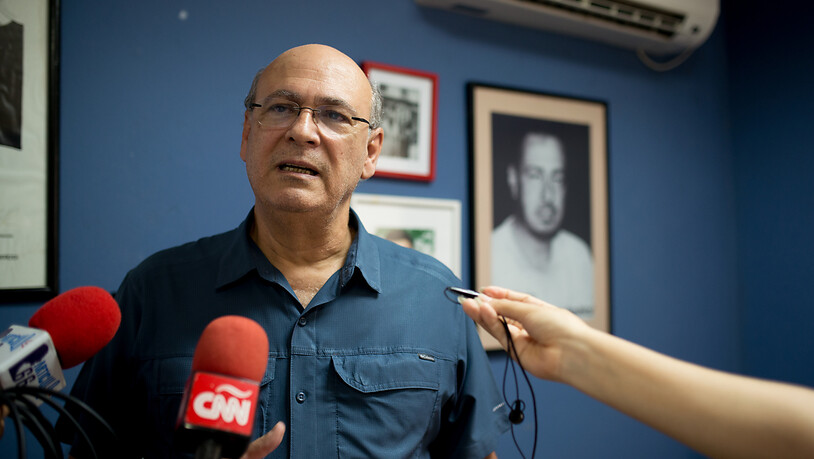 ARCHIV - Angesichts einer Verhaftungswelle gegen Regierungskritiker ist der prominente Journalist Carlos Fernando Chamorro aus Nicaragua geflohen. Foto: Carlos Herrera/dpa Foto: Carlos Herrera/dpa