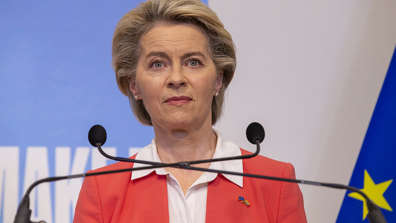 Ursula von der Leyen, Präsidentin der EU-Kommission. Foto: Nicolas Maeterlinck/BELGA/dpa