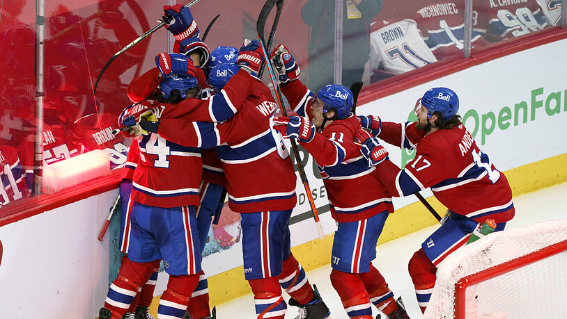 Grenzenloser Jubel bei den Montreal Canadiens nach dem Erreichen des Stanley-Cup-Finals
