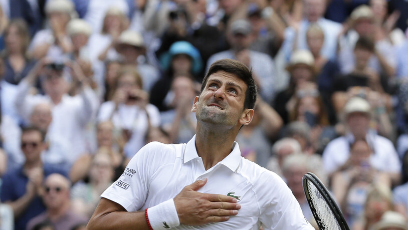 Nach seinem dramatischen Final-Triumph vor zwei Jahren gegen Federer strebt Novak Djokovic seinen sechsten Wimbledon-Triumph - und 20. Grand-Slam-Titel insgesamt - an