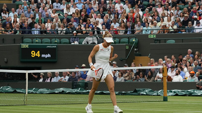 Vorerst keine Rückkehr auf Sand: Nach ihrem tollen Viertelfinal in Wimbledon verzichtet Viktorija Golubic auf das Turnier in Lausanne