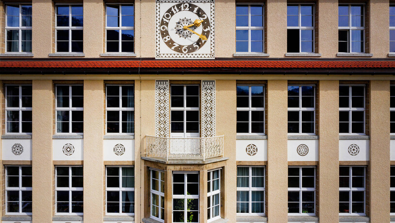Das Schulhaus Quader in Chur.