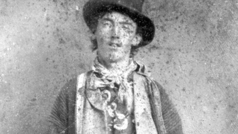 Der Revolverheld Billy The Kid, der als Henry McCarty geboren wurde und sich auch William Bonney nannte, starb im Alter von 21 Jahren. Auf der Flucht vor seiner Hinrichtung wurde er von einem Sheriff erschossen. (Archivbild)