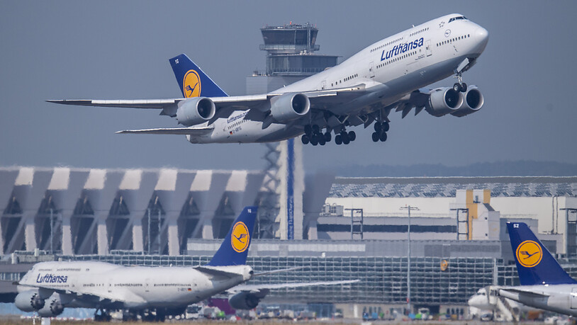 Lufthansa profitiert vom Bahnstreik in Deutschland (Archivbild)