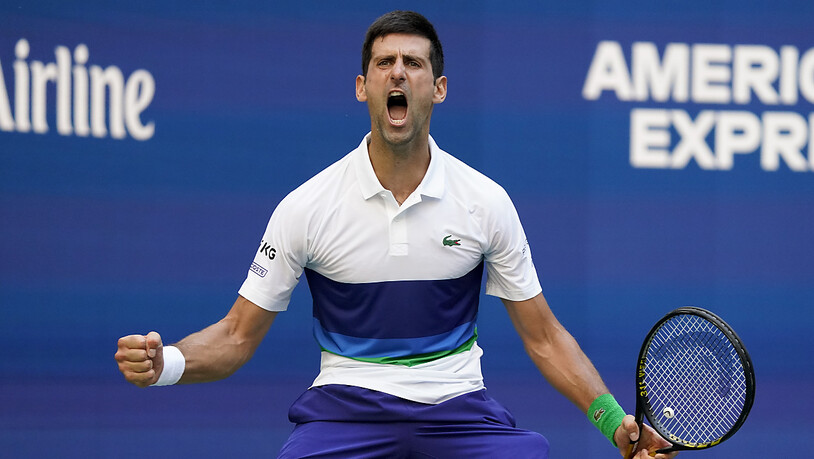 Novak Djokovic liess gelegentlich seinen Emotionen freien Lauf