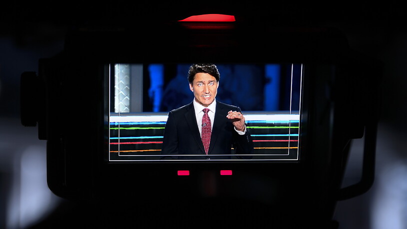 Justin Trudeau, Premierminister von Kanada, ist bei einer TV-Debatte kurz vor den vorgezogenen Parlamentswahlen unter Druck geraten. Foto: Justin Tang/The Canadian Press via ZUMA Press/dpa